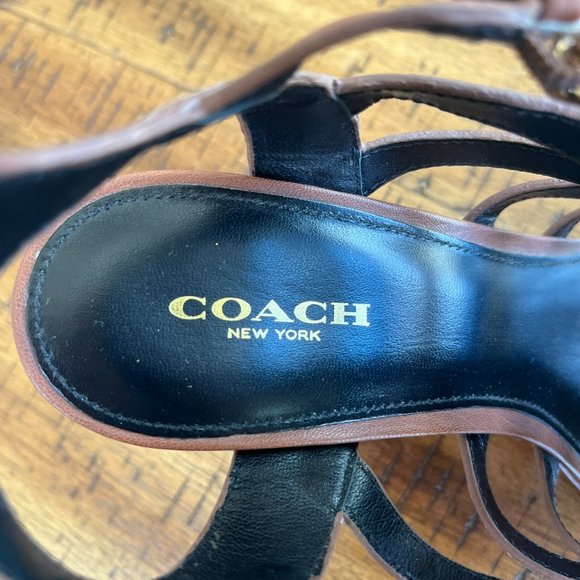 COACH Jewels Front Strappy High Heeled Sandal - Picture 4 of 6